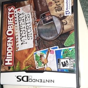 Hidden objects: Mystery Stories Nintendo DS game.